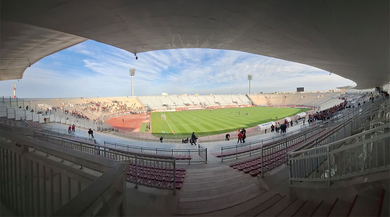 Olympiastadion Sousse - Bild: Par Abderrahmen Mhenni — Travail personnel, CC BY-SA 4.0, https://commons.wikimedia.org/w/index.php?curid=160985044