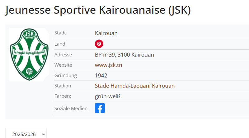 Jeunesse Sportive Kairouanaise (JSK)