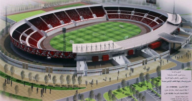 Titelbild: Entwurf des zukünftigen Olympiastadions Sousse